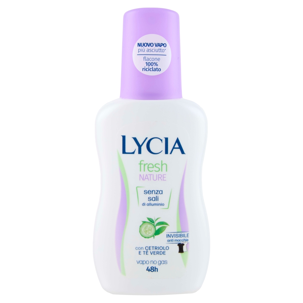 Lycia fresh Nature Deodorante Vapo con Cetriolo e Tè Verde 75 ml